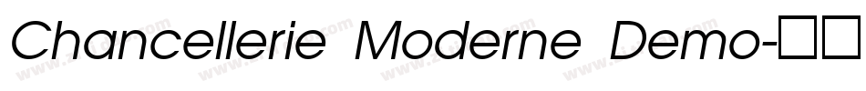 Chancellerie Moderne Demo字体转换